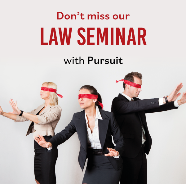 Join the Pursuit Team and Cas Carrington of KLC Employment Law to receive the latest updates on Employment Law!